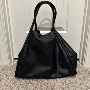 ASOS Black Leather Tote